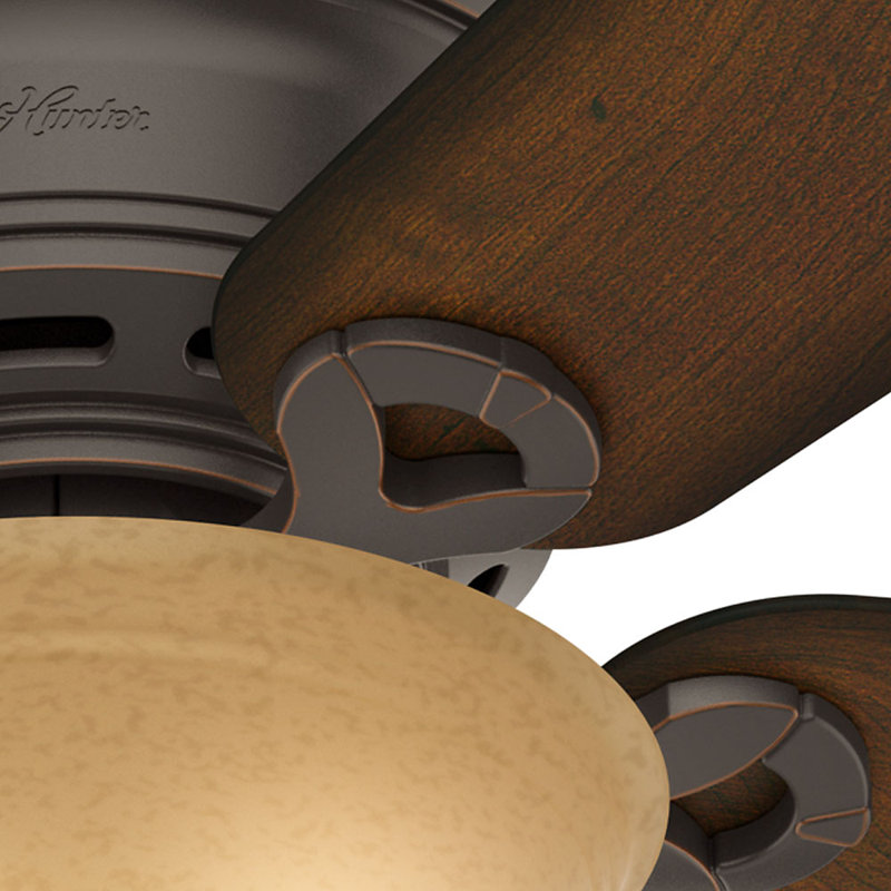 Hunter Fan 42'' Conroy 5 Blade Flush Mount Ceiling Fan with Pull